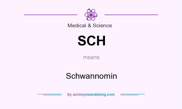 What does SCH mean? It stands for Schwannomin