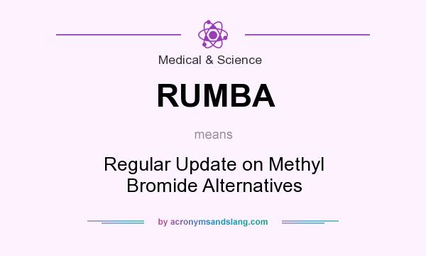 What does RUMBA mean? It stands for Regular Update on Methyl Bromide Alternatives