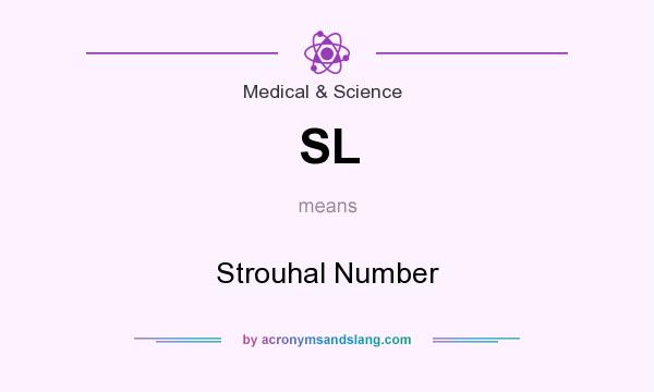 What does SL mean? It stands for Strouhal Number