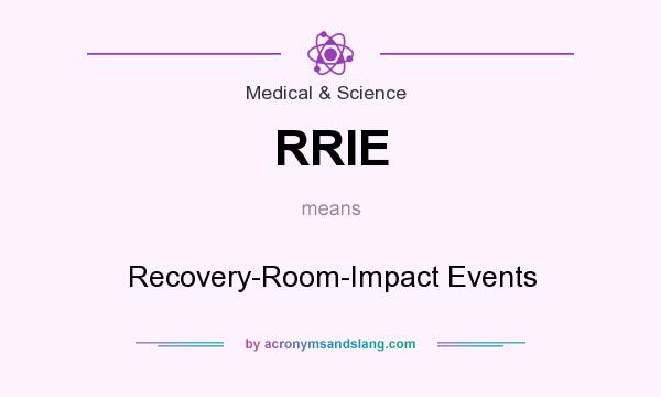 What does RRIE mean? It stands for Recovery-Room-Impact Events