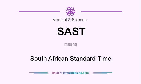 What does SAST mean? It stands for South African Standard Time