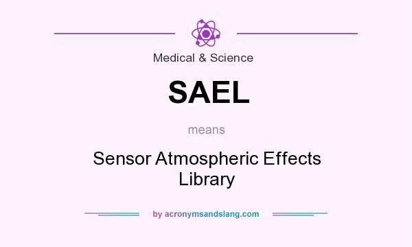 What does SAEL mean? It stands for Sensor Atmospheric Effects Library
