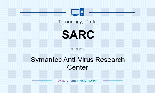 What does SARC mean? It stands for Symantec Anti-Virus Research Center