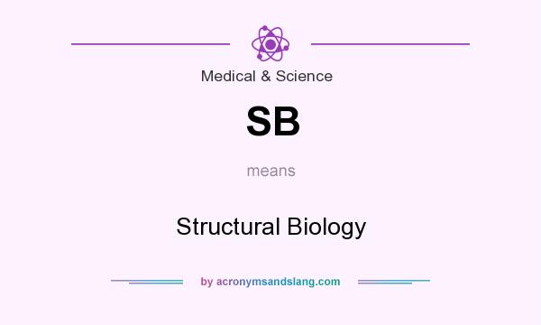 What does SB mean? It stands for Structural Biology