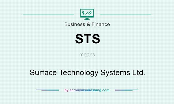 What does STS mean? It stands for Surface Technology Systems Ltd.