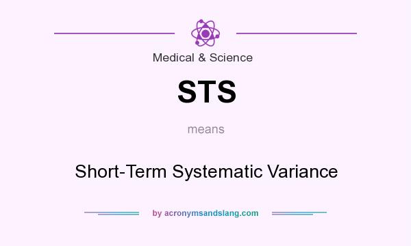 What does STS mean? It stands for Short-Term Systematic Variance