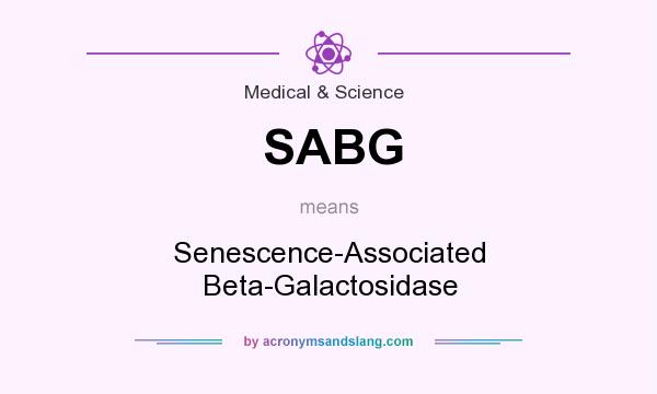What does SABG mean? It stands for Senescence-Associated Beta-Galactosidase