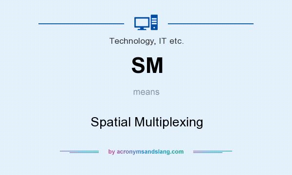 What does SM mean? It stands for Spatial Multiplexing