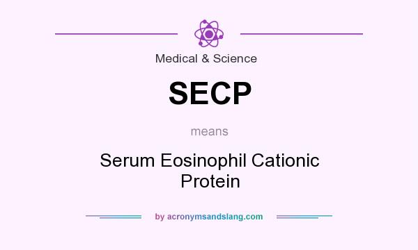 What does SECP mean? It stands for Serum Eosinophil Cationic Protein