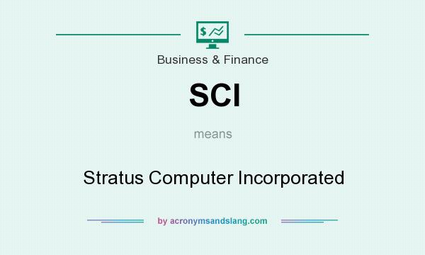 What does SCI mean? It stands for Stratus Computer Incorporated