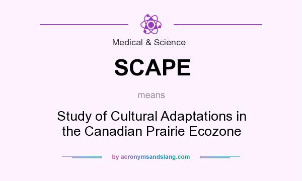 What does SCAPE mean? It stands for Study of Cultural Adaptations in the Canadian Prairie Ecozone