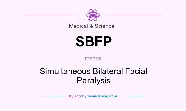 What does SBFP mean? It stands for Simultaneous Bilateral Facial Paralysis