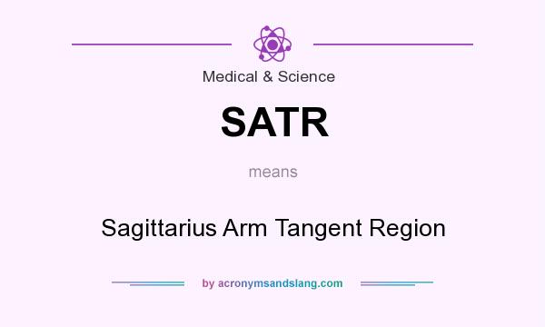 What does SATR mean? It stands for Sagittarius Arm Tangent Region