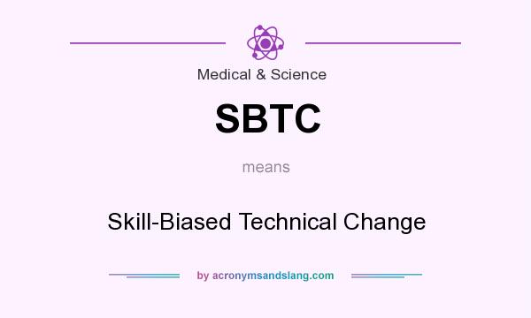 What does SBTC mean? It stands for Skill-Biased Technical Change