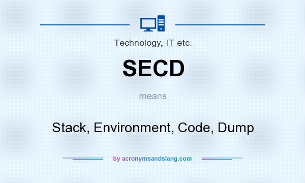 What does SECD mean? It stands for Stack, Environment, Code, Dump