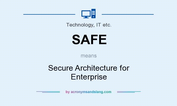 What does SAFE mean? It stands for Secure Architecture for Enterprise
