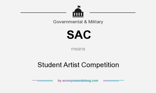 What does SAC mean? It stands for Student Artist Competition