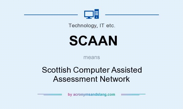 What does SCAAN mean? It stands for Scottish Computer Assisted Assessment Network