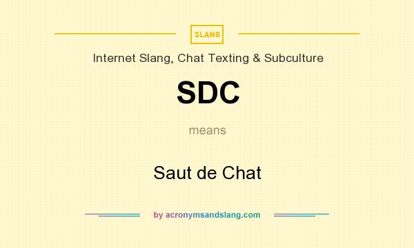 What does SDC mean? It stands for Saut de Chat