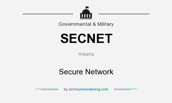What does SECNET mean? It stands for Secure Network