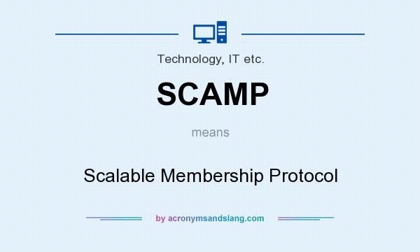 What does SCAMP mean? It stands for Scalable Membership Protocol