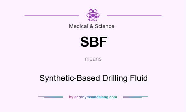 What does SBF mean? It stands for Synthetic-Based Drilling Fluid