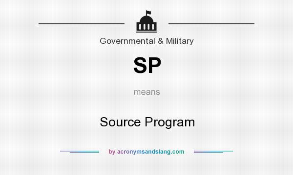 What does SP mean? It stands for Source Program