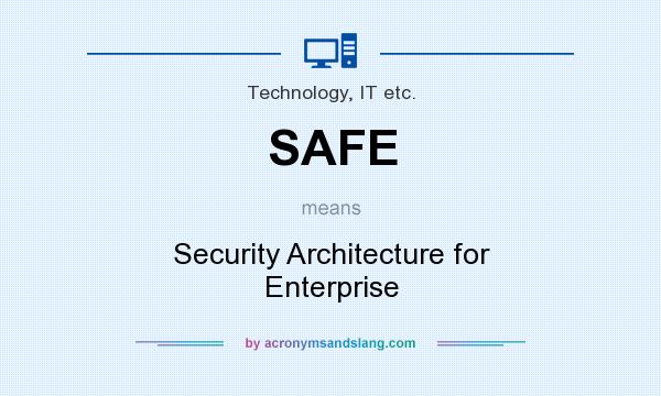 What does SAFE mean? It stands for Security Architecture for Enterprise