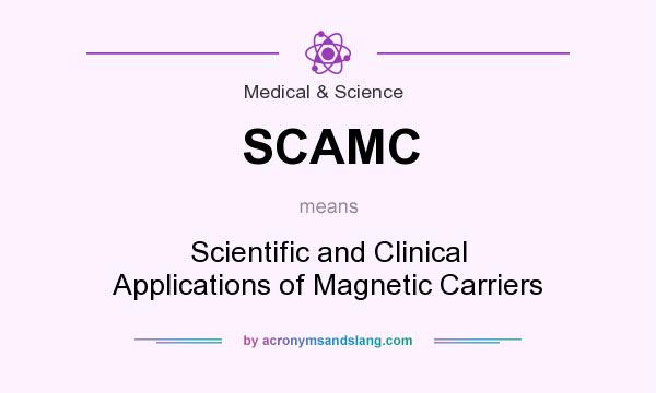 What does SCAMC mean? It stands for Scientific and Clinical Applications of Magnetic Carriers