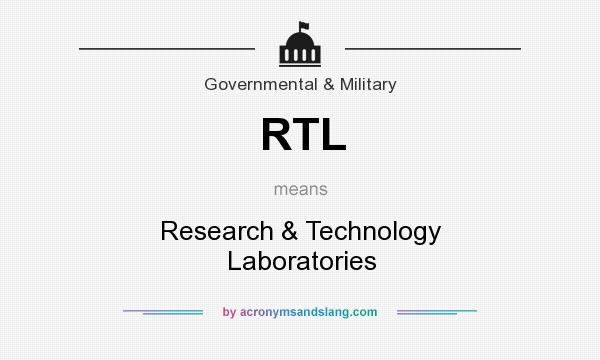 What does RTL mean? It stands for Research & Technology Laboratories