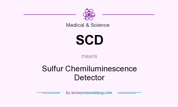 What does SCD mean? It stands for Sulfur Chemiluminescence Detector