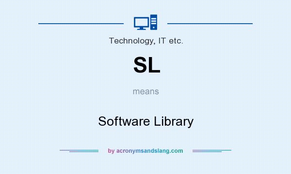What does SL mean? It stands for Software Library