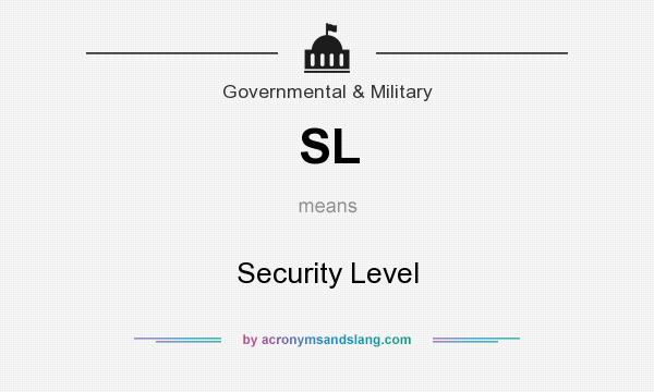 What does SL mean? It stands for Security Level