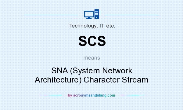 What does SCS mean? It stands for SNA (System Network Architecture) Character Stream