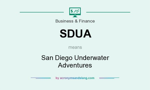 What does SDUA mean? It stands for San Diego Underwater Adventures