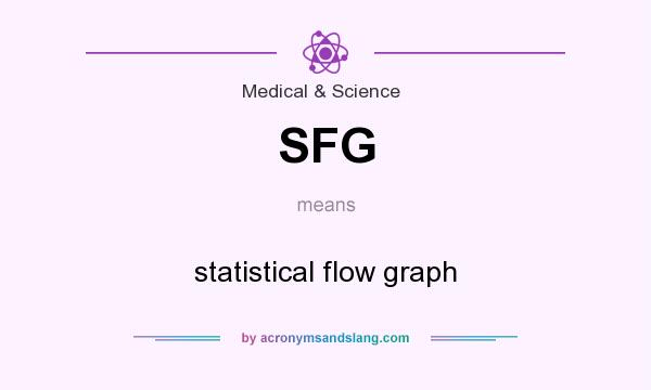 What does SFG mean? It stands for statistical flow graph