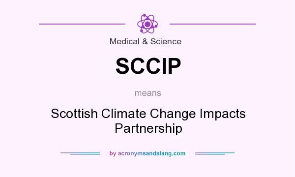 What does SCCIP mean? It stands for Scottish Climate Change Impacts Partnership