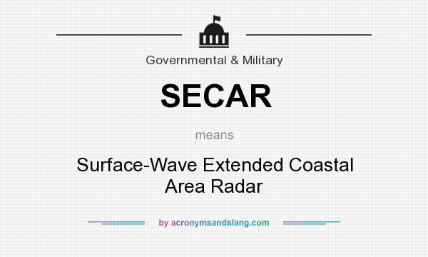 What does SECAR mean? It stands for Surface-Wave Extended Coastal Area Radar