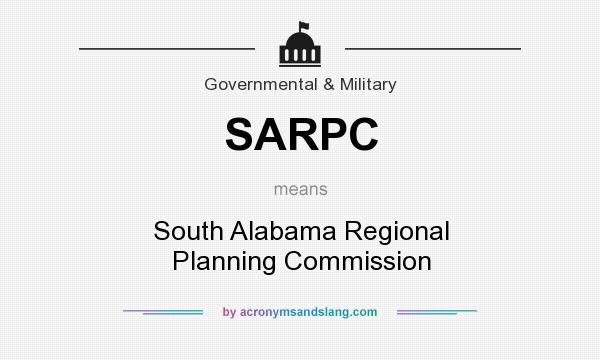 What does SARPC mean? It stands for South Alabama Regional Planning Commission