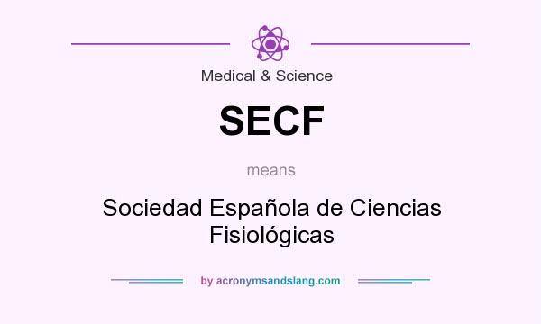 What does SECF mean? It stands for Sociedad Española de Ciencias Fisiológicas