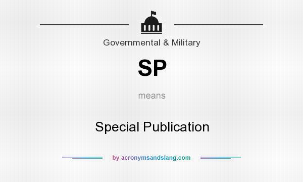 What does SP mean? It stands for Special Publication