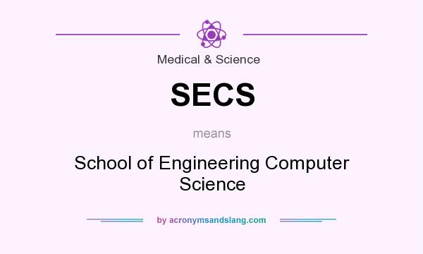 What does SECS mean? It stands for School of Engineering Computer Science