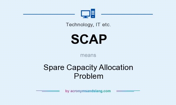 What does SCAP mean? It stands for Spare Capacity Allocation Problem