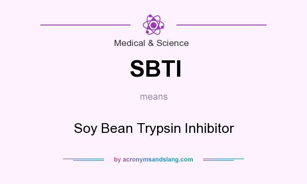 What does SBTI mean? It stands for Soy Bean Trypsin Inhibitor