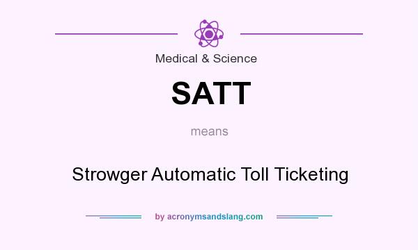 What does SATT mean? It stands for Strowger Automatic Toll Ticketing