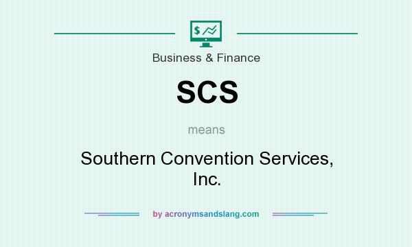 What does SCS mean? It stands for Southern Convention Services, Inc.