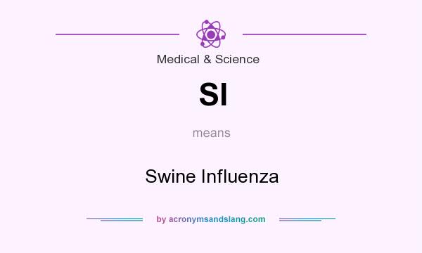 What does SI mean? It stands for Swine Influenza