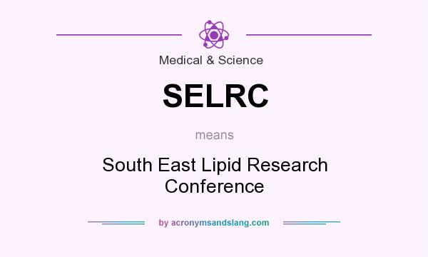 What does SELRC mean? It stands for South East Lipid Research Conference
