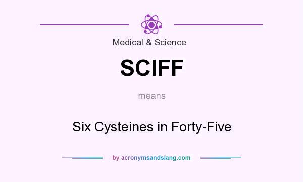 What does SCIFF mean? It stands for Six Cysteines in Forty-Five
