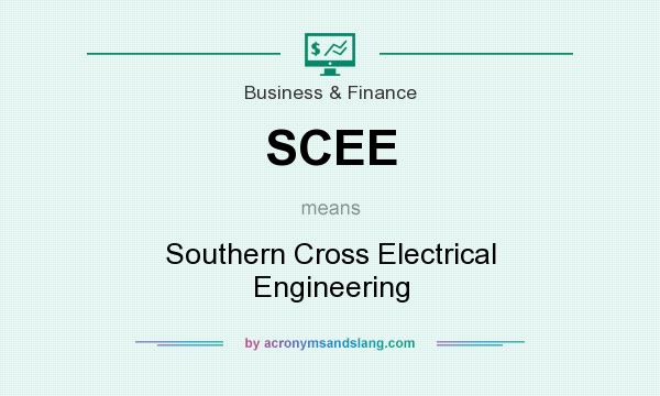 What does SCEE mean? It stands for Southern Cross Electrical Engineering